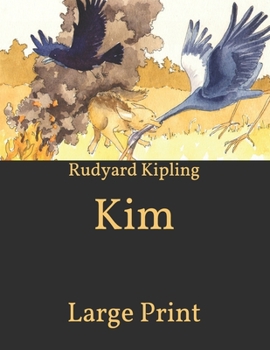 Paperback Kim: Large Print Book