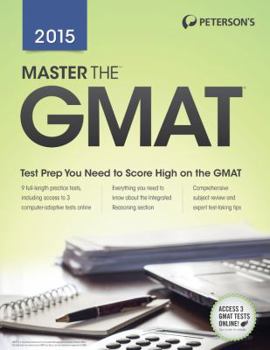 Paperback Master the GMAT 2015 Book