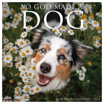 Calendar So God Made a Dog 2025 12 X 12 Wall Calendar Book