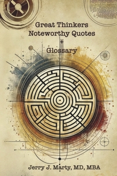 Paperback Great Thinkers, Noteworthy Quotes Plus Glossary Book