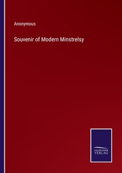 Paperback Souvenir of Modern Minstrelsy Book