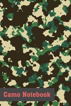 Paperback Camo Notebook Book