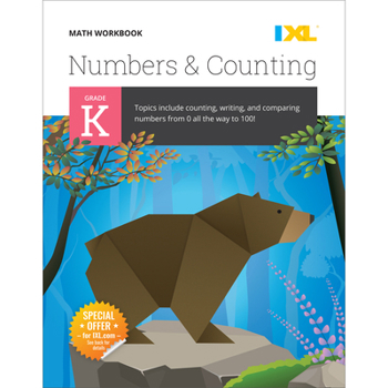 Paperback Kindergarten Numbers and Counting Workbook (IXL Workbooks) Book