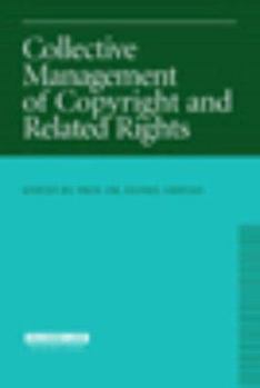 Hardcover Collective Management of Copyright and Related Rights Book