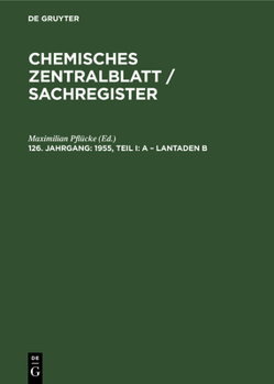 Hardcover 1955, Teil I: A - Lantaden B [German] Book
