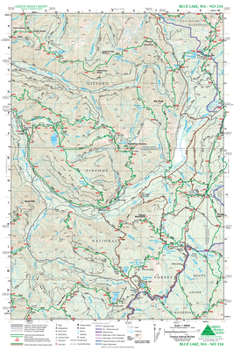 Map Blue Lake, Wa No. 334 Book