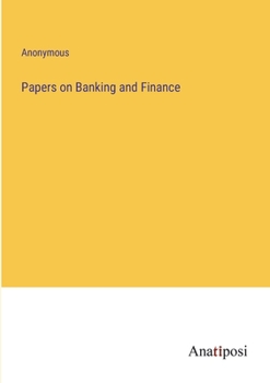 Paperback Papers on Banking and Finance Book