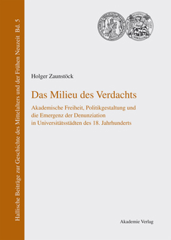 Hardcover Das Milieu des Verdachts [German] Book