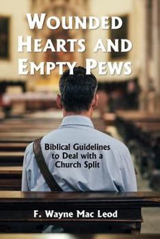 Paperback Wounded Hearts and Empty Pews: Biblical Guidelines to Deal with a Church Split Book