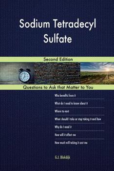 Paperback Sodium Tetradecyl Sulfate; Second Edition Book