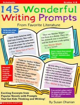 Paperback 145 Wonderful Writing Prompts: From Favorite Literature Book