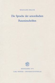 Paperback Die Sprache Der Urnordischen Runeninschriften [German] Book