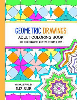 Paperback Geometric Drawings: Patterns & Grids Book