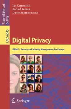 Paperback Digital Privacy: PRIME - Privacy and Identity Management for Europe Book