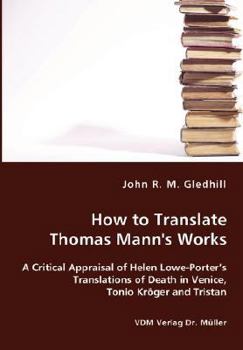 Paperback How to Translate Thomas Mann's Works Book