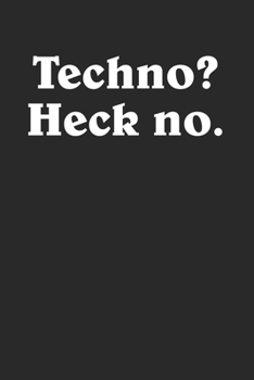 Paperback Anti Techno Notebook Funny Journal 120 Pages Lined Book