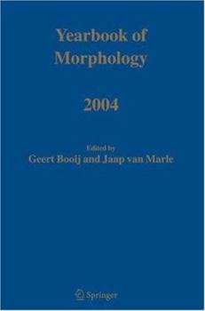 Hardcover Yearbook of Morphology 2004 Book
