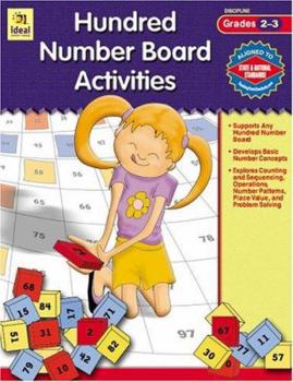 Paperback Hundred Number Board Activities, Grades 2 - 3 Book