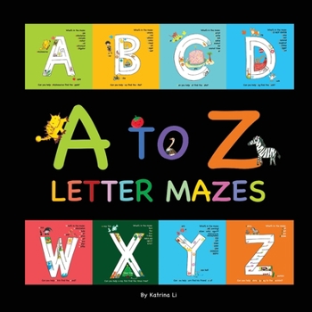 Paperback A to Z letter mazes Book