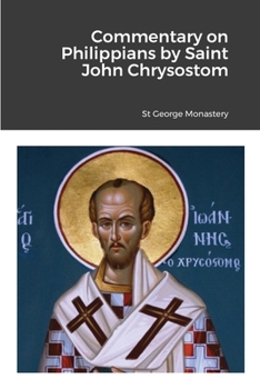 Paperback Commentary on Philippians by Saint John Chrysostom Book