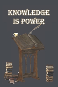 Knowledge Is Power: Notebook to capture your favorites, write your reviews and list out new books you want to read