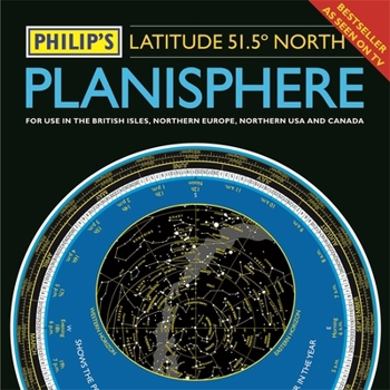 Paperback Philips Planisphere Latitude 51.5 North Book