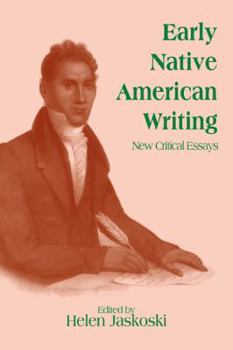 Paperback Early Native American Writing: New Critical Essays Book