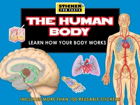 Hardcover Sticker Fun Facts: The Human Body Book