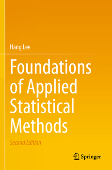 Paperback Foundations of Applied Statistical Methods Book