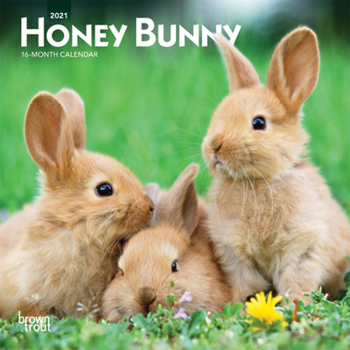 Calendar Honey Bunny 2021 Mini 7x7 Book