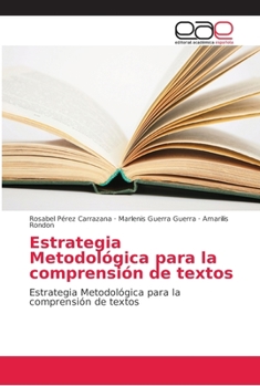 Paperback Estrategia Metodológica para la comprensión de textos [Spanish] Book