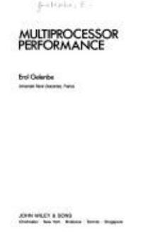 Hardcover Multiprocessor Performance (Wiley Series in Parallel Computing) Book