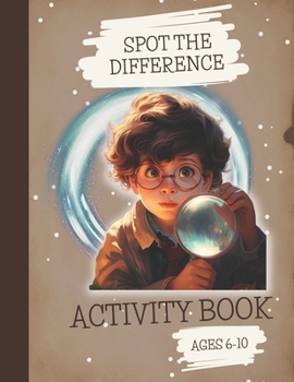 Paperback Spot The Difference Activity Book for Kids Book