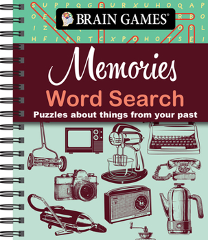 Spiral-bound Brain Games - Memories Word Search Book
