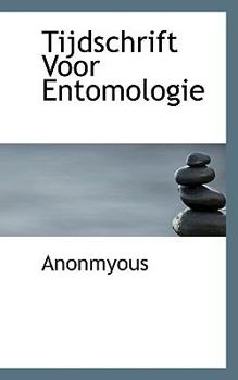 Hardcover Tijdschrift Voor Entomologie Book