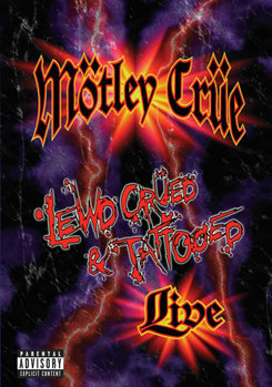 DVD Motley Crue: Lewd, Crued & Tattooed Live Book