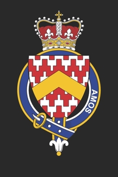 Amos: Amos Coat of Arms and Family Crest Notebook Journal (6 x 9 - 100 pages)