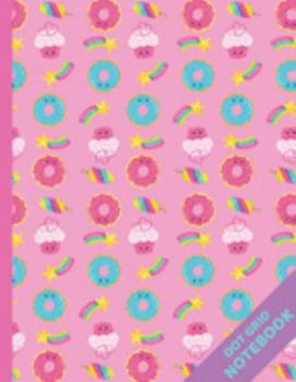 Paperback Donuts Dot Grid Notebook: Donut Gifts, Paperback Dot Grid Journal Paper 8.5" x 11" Book