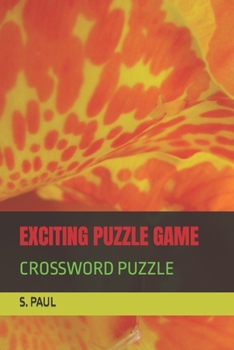 Paperback Exciting Puzzle Game: Crossword Puzzle Book