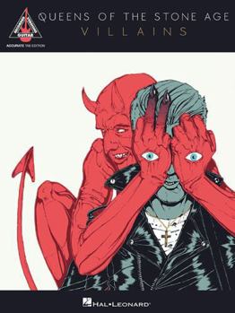 Paperback Queens of the Stone Age - Villains Guitar Recorded Versions Accurate Tab Edition Songbook for Electric Guitar Rock and Alternative Guitar Sheet Music Book