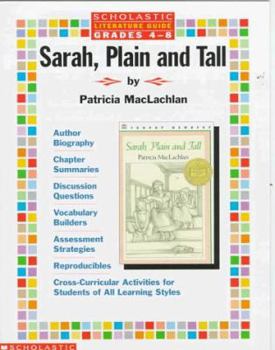 Paperback Literature Guide: Sarah, Plain and Tall: Sarah, Plain and Tall Book