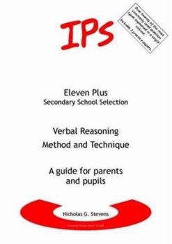 Paperback Verbal Reasoning - Method and Technique : A Guide for Parents and Pupils Book