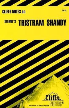 Paperback Cliffsnotes on Sterne's Tristram Shandy Book