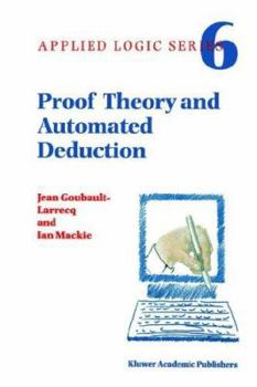 Paperback Proof Theory and Automated Deduction Book