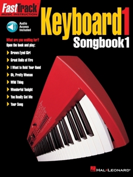 Paperback Fasttrack Keyboard Songbook 1 - Level 1 Book/Online Audio Book