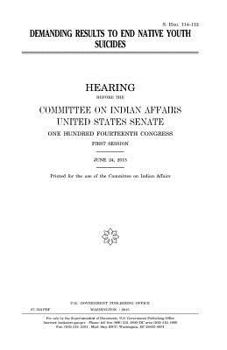 Demanding Results to End Native Youth Suicides