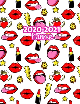 2020-2021 Planner: Two Year Calendar Organizer and Goal Journal | January 2020 - December 2021 Daily, Weekly and Monthly Planner Book with Back Sticker Expression Wall for 2 Years | Design Code 789908