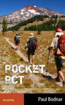 Paperback Pocket PCT: Complete Data and Town Guide Book