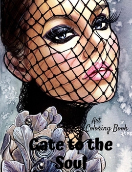 Paperback Gate To The Soul - Giselle Edition Coloring Book: Girls Faces Book