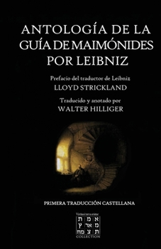 Paperback Antología de la Guía de Maimónides por Leibniz [Spanish] Book